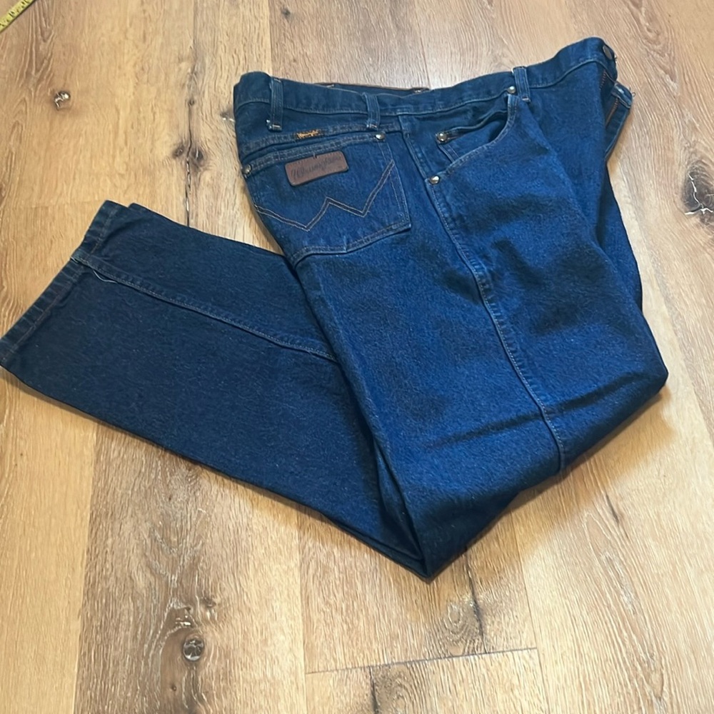 Wrangler Patch Pocket Jeans Western Sz 36 x 30